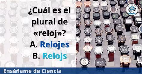 plural of reloj.